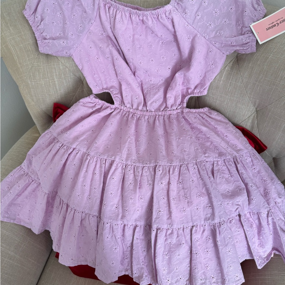 Juicy Couture Lilac kids dress size 10 - Picture 3 of 9